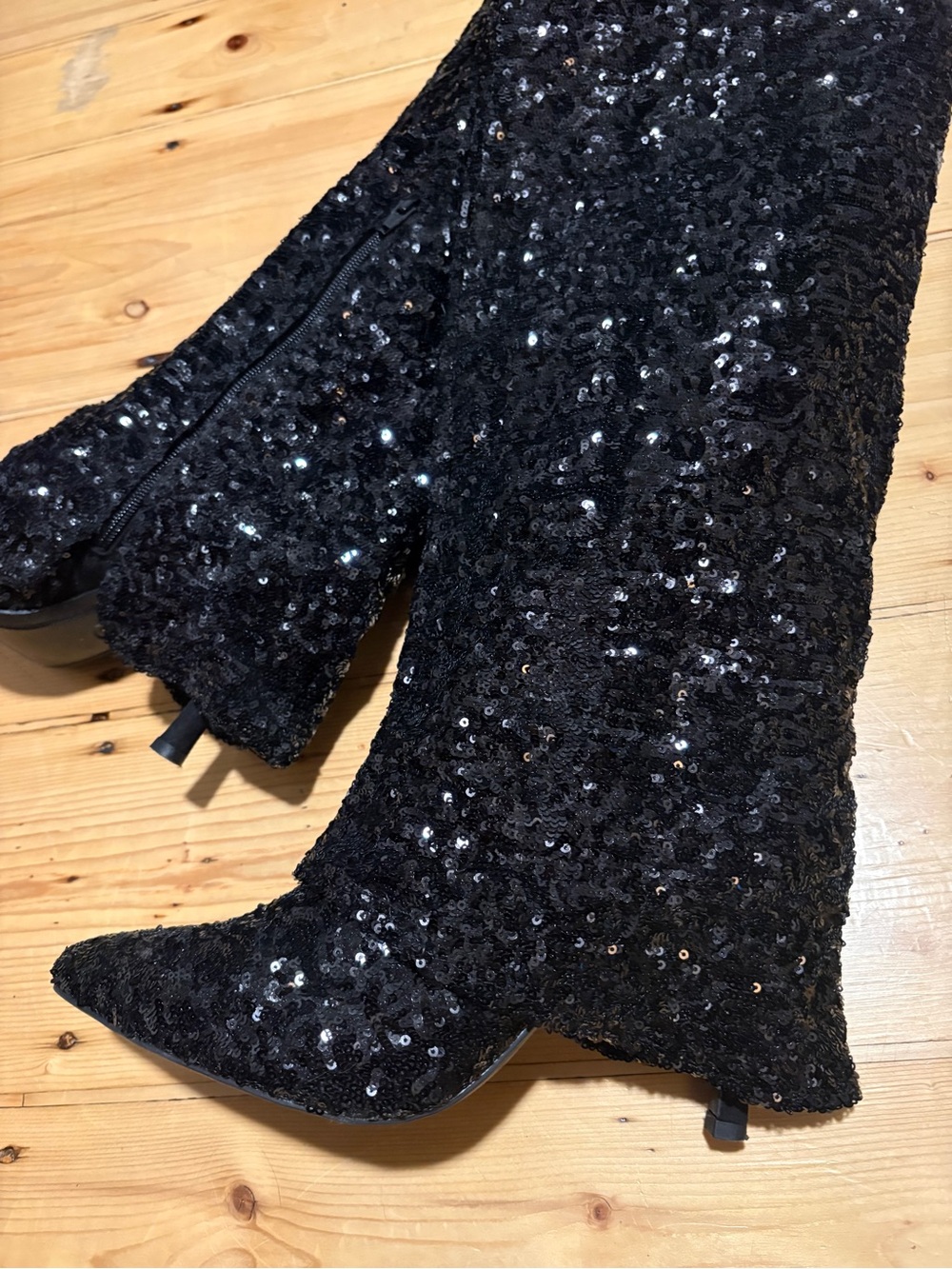 A New Day Black High Heel Boots